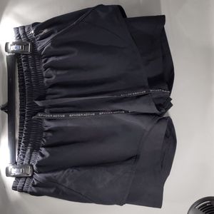 Spyder Active, size M black athletic shorts